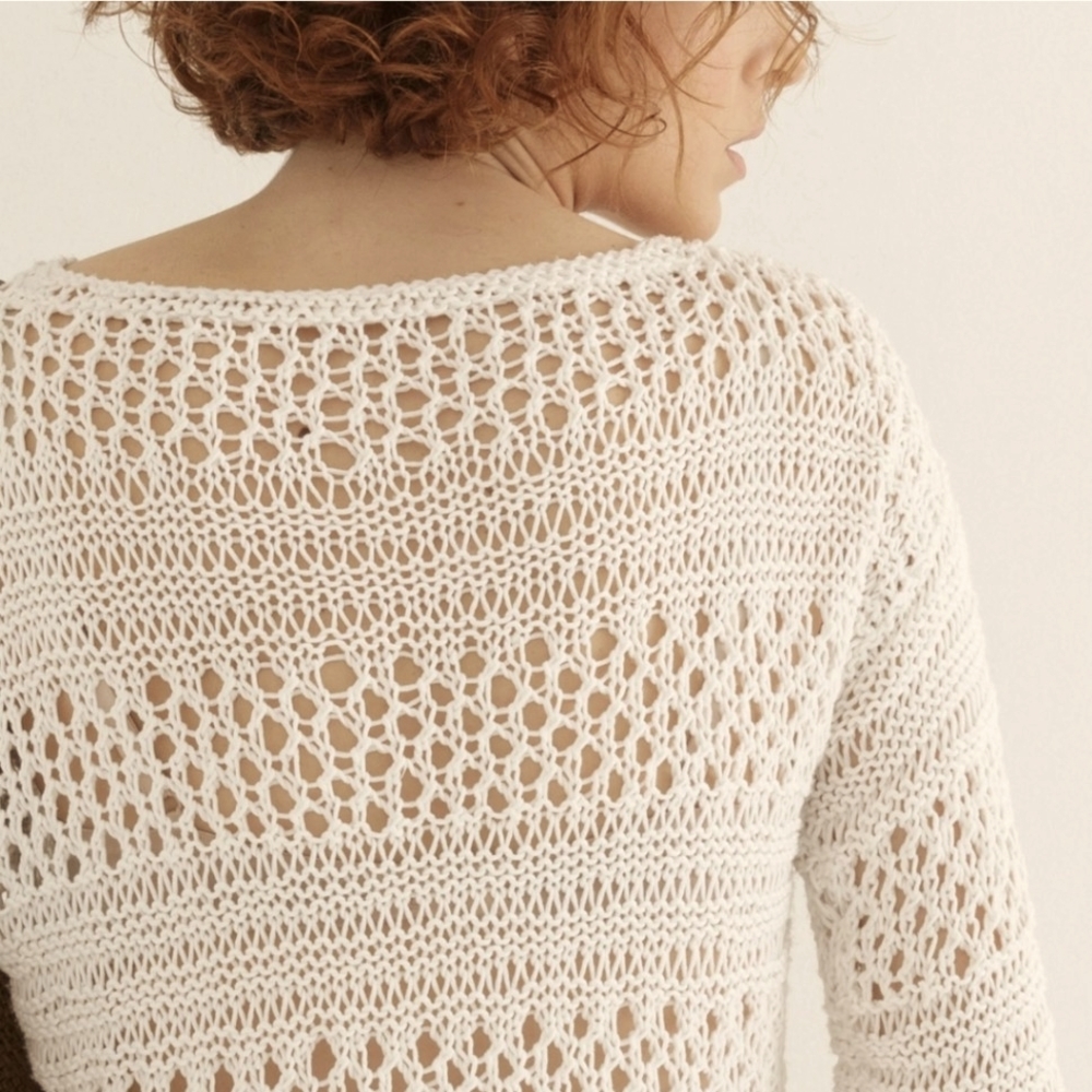 Kismet knitted Sweater for women  sz XS in off white